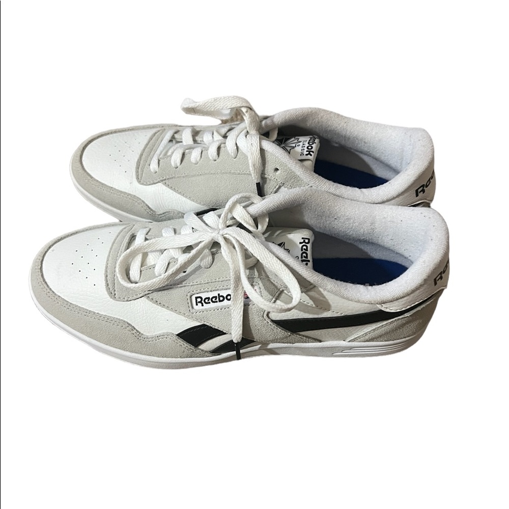 Reebok White & Black classic Nylon